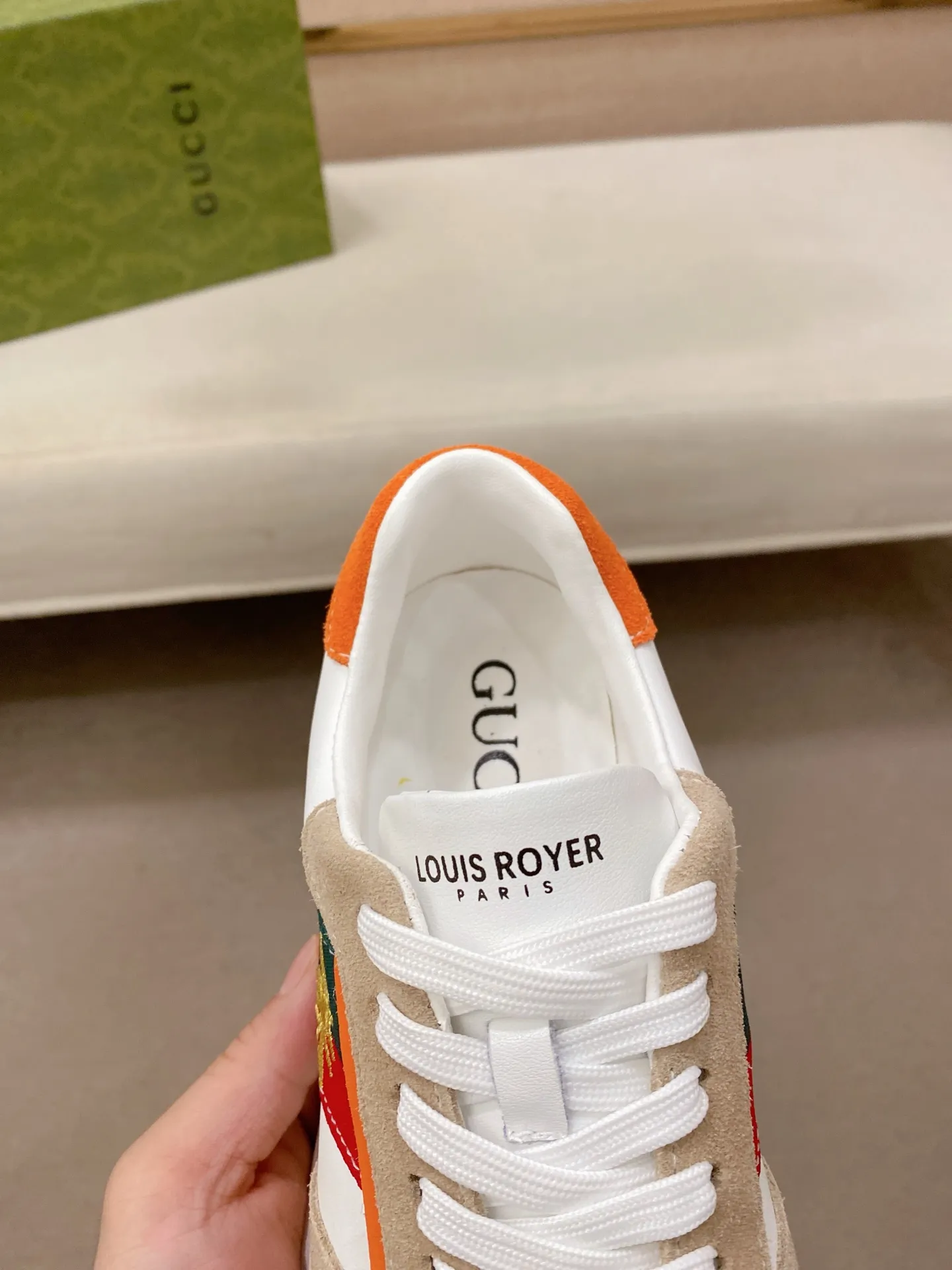 Men's shoes 💰 420💰🇮🇹🇮🇹GUCCI (Gucci) top 🔍🔍 new models are on sale at the same time, uppers 🇮🇹 imported first-layer cowhide from Italy. Fully imported genuine leather lining💪💪, completely 1⃣️ to 1⃣️🇮🇹💪💪, ⚠Sole: Original sole provided by the original factory, exclusive movable molded sole super comfortable, ⚠Original factory single goods, 🔍🔍high quality, you can come in and out at will, welcome to compare⚠. Code number:38-44